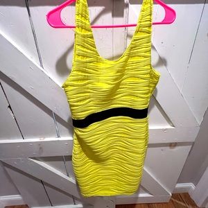 Bright sunshine cocktail dress